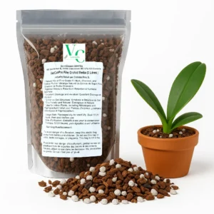 Fine Orchid Media 3L – Natural Mix of Fine Grade Fir Bark, Charcoal, and Coarse Perlite